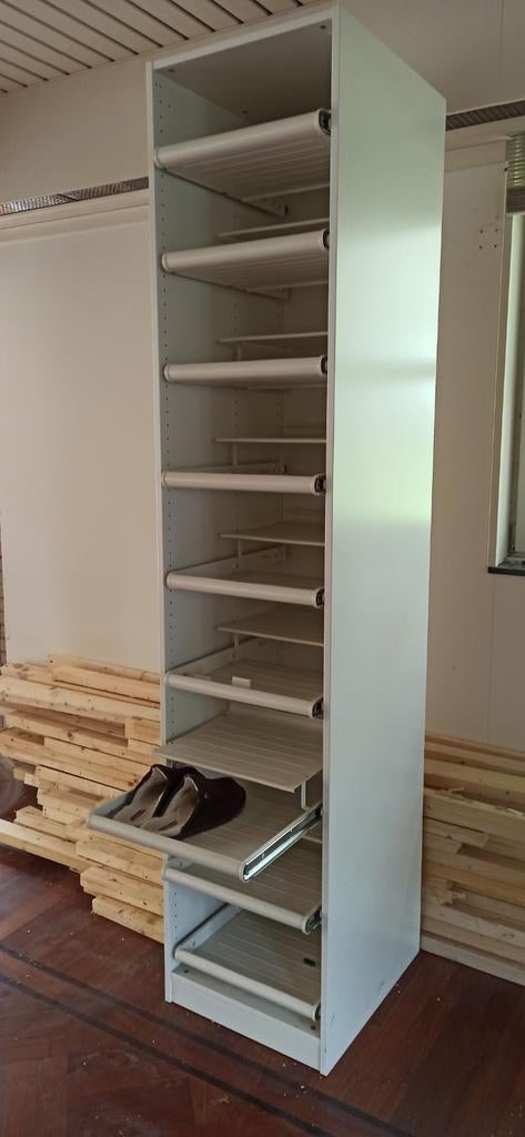 Grote Ikea schoenenkast met 9 lades - 236x50x58 cm, Ophalen, Zo goed als nieuw, Modern