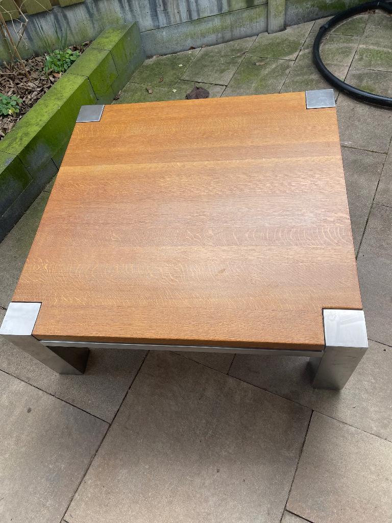 salontafel, Ophalen, Gebruikt, 50 tot 100 cm, Vierkant