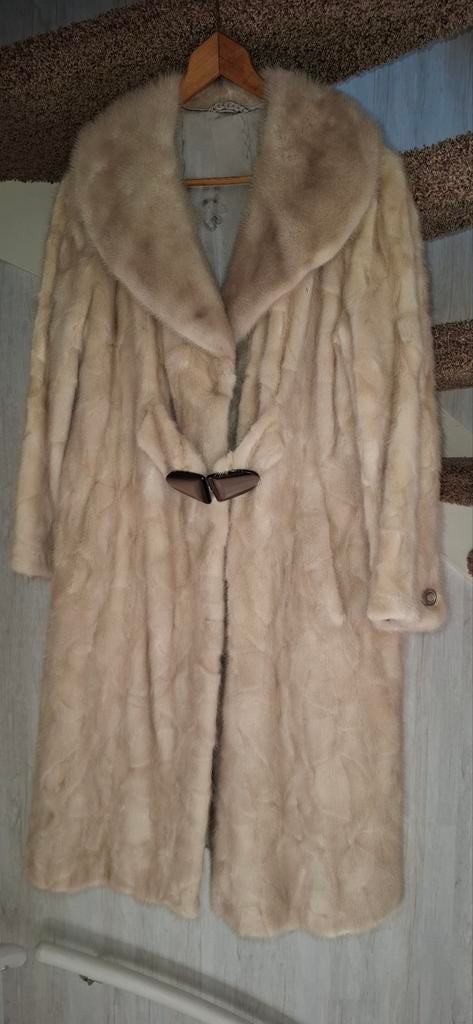 Echt Schitterende Vintage Blonde Nerts Bontjas Maat 40-42, Kleding | Dames, Jassen | Winter, Zo goed als nieuw, Maat 42/44 (L)