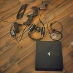 PS4 Pro met 3 controllers, headset en laadstation, Spelcomputers en Games, Spelcomputers | Sony PlayStation 4, Ophalen, Gebruikt