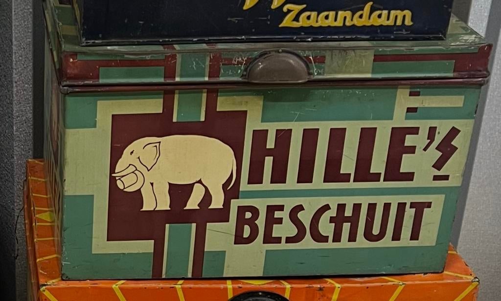 Hille beschuit winkelblik, Verzamelen, Blikken, Ophalen of Verzenden, Zo goed als nieuw, Overige