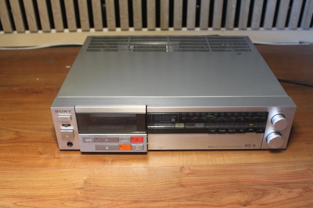 Sony XO-5 Casseiver !, Audio, Tv en Foto, Cassettedecks, Ophalen of Verzenden, Enkel, Sony, Tiptoetsen