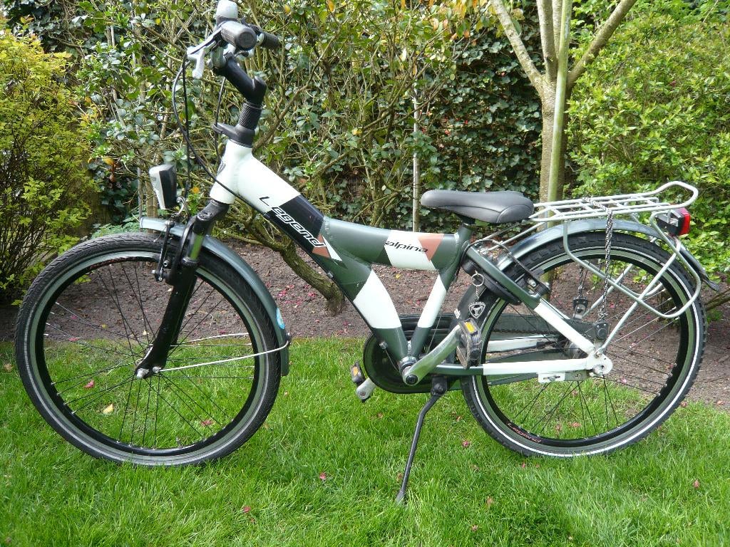 Mooie 24"" aluminium jongensfiets alpina legend/yabber 3v vv, Fietsen en Brommers, Fietsen | Jongens, Ophalen, Gebruikt, 24 inch