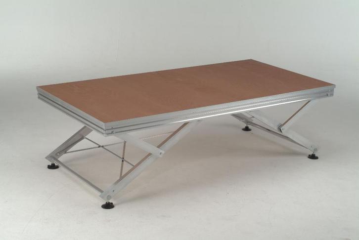 Unidtage podiumdeel met schaarpoten, Muziek en Instrumenten, Licht en Laser, Nieuw, Licht, Kleur, Verzenden