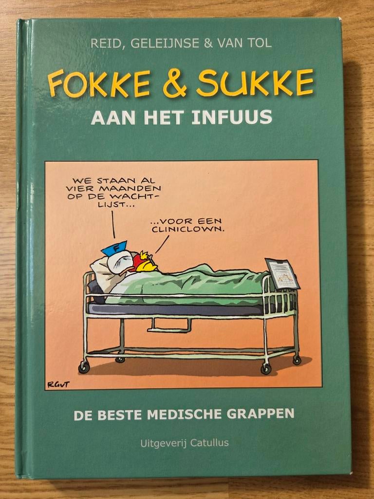 Reid - Fokke & Sukke aan het infuus, Boeken, Stripboeken, Gelezen, Eén stripboek, Ophalen of Verzenden, Reid; Van Tol; Bastiaan Geleijnse