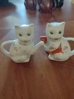 Set van 2 Vintage Chinese Kat Theepotjes, Antiek en Kunst, Antiek | Porselein, Ophalen of Verzenden