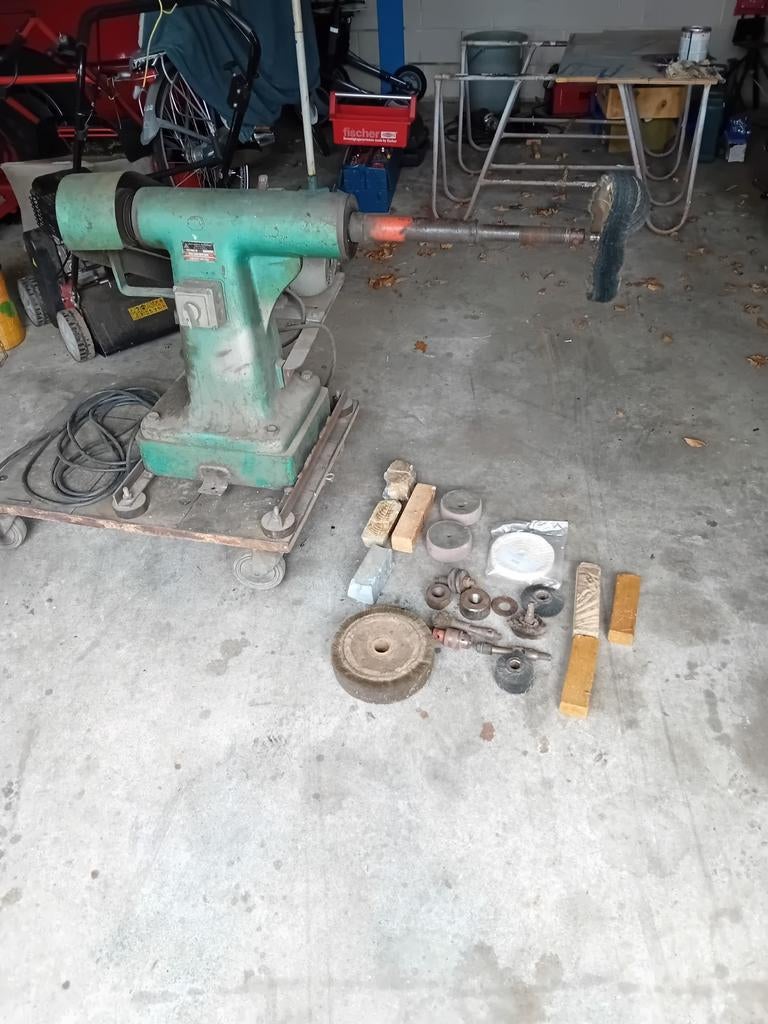 Polijstmachine, Ophalen