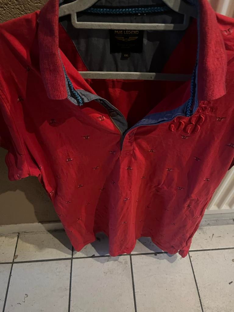 PME Legend Polo Shirt - Maat XXL, Ophalen of Verzenden, Gedragen, Overige maten, Rood