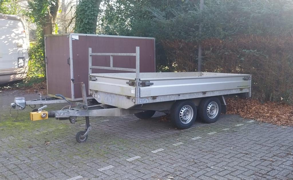 2 assiger aanhanger merk Hapert, Auto diversen, Aanhangers en Bagagewagens, Ophalen of Verzenden