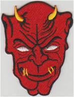 Satan Devil stoffen opstrijk patch embleem #3, Motoren, Ophalen of Verzenden