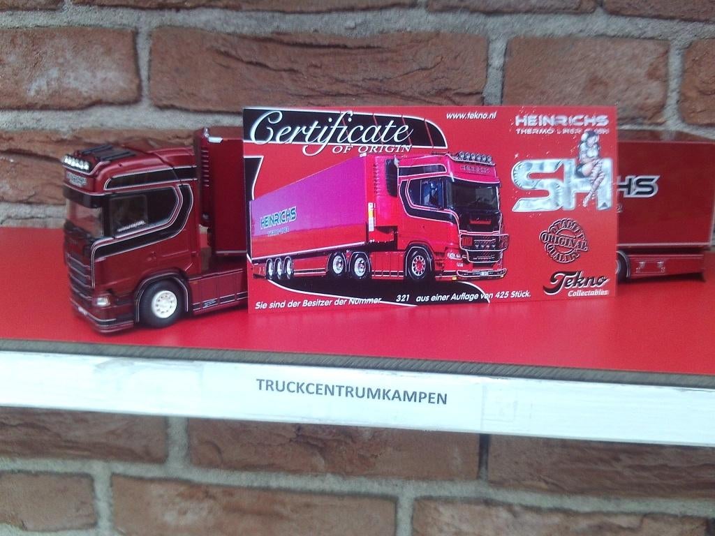 Tekno  Scania  Next  Gen  Sleepas  van  Heinrichs., Ophalen of Verzenden, Nieuw, Bus of Vrachtwagen, Tekno