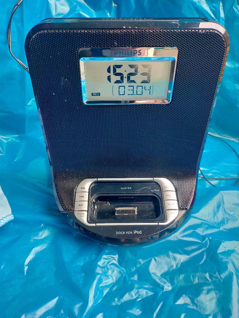 Philips klok radio met iPod dock AJ301DB/12 (alleen ophlaen), Ophalen, Zo goed als nieuw, Overige typen