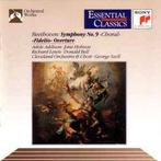CD Beethoven : Symphony 9, Fidelio overture Szell, Ophalen of Verzenden, Classicisme, Zo goed als nieuw, Orkest of Ballet