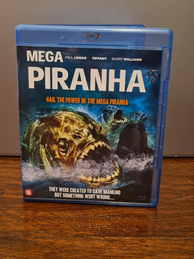 Mega Piranha NLO Blu-Ray, Cd's en Dvd's, Blu-ray, Ophalen of Verzenden, Zo goed als nieuw, Horror