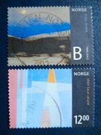 Postzegels Noorwegen 2009 kunst - cat.w. € 5,00., Ophalen of Verzenden, Noorwegen, Gestempeld