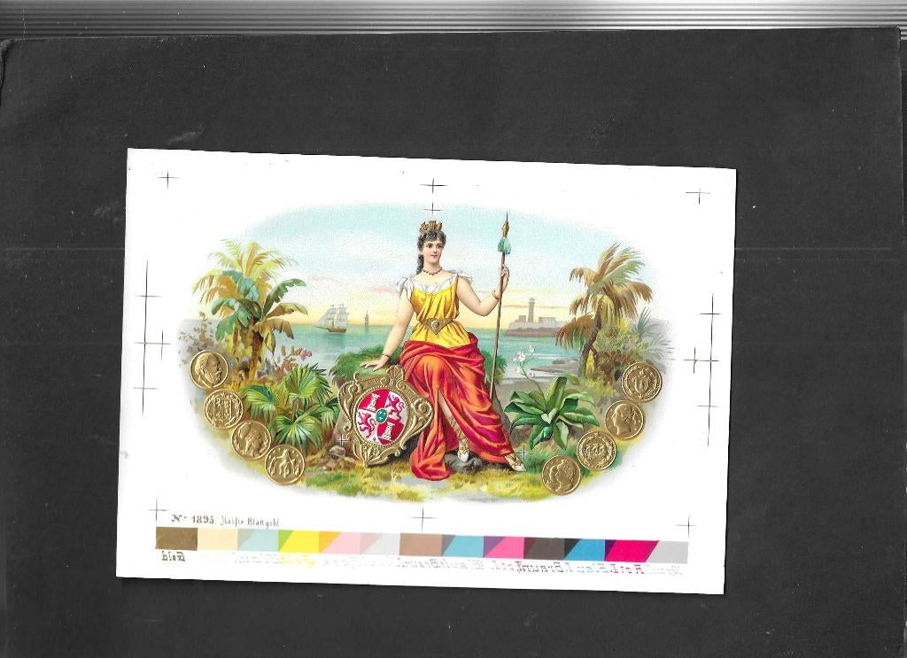 Banana60Etiket scan V4605, Ophalen of Verzenden, Gebruikt, Sigarenbandjes