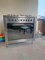 Indesit Gasfornuis met Elektrische Oven - 5 Pitten, Ophalen, Gebruikt, Gas, Vrijstaand