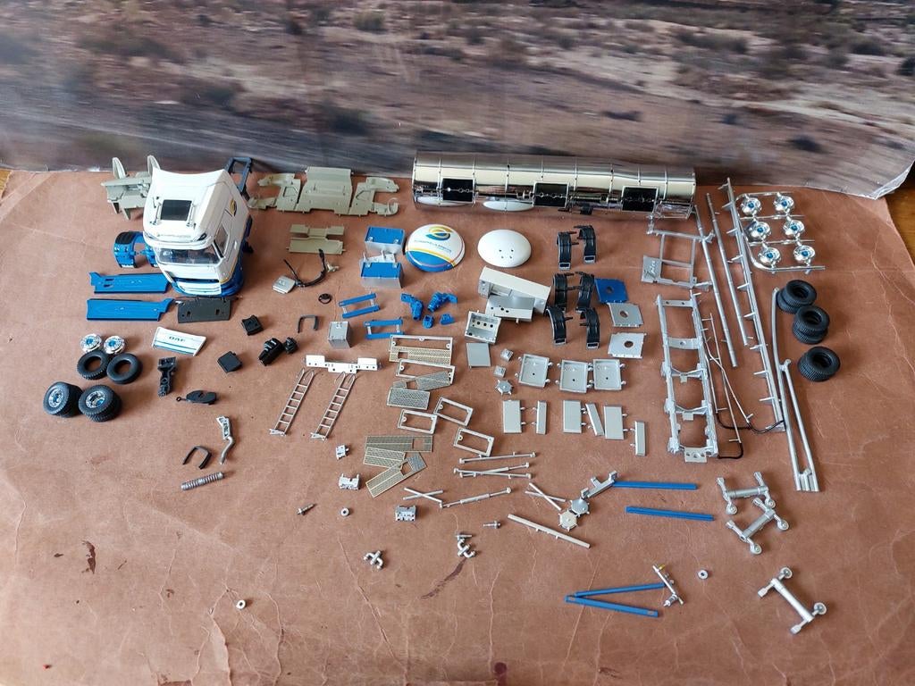 Tekno Daf XG+ met tanktrailer van Schaffelaarbos Onderdelen, Ophalen of Verzenden, Zo goed als nieuw, Bus of Vrachtwagen, Tekno