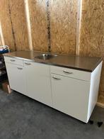 Keuken keller 180cm wit, Ophalen, Wit, Nieuw, Enkelwandige keuken