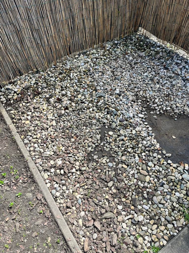Grind gratis af te halen, schoon, 4-5 m2, Ophalen, Gebruikt, Grijs, Grind