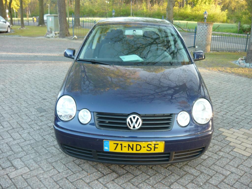 Volkswagen Polo 1.4-16V, Auto's, Volkswagen, Voorwielaandrijving, Stof, 4 cilinders, Blauw