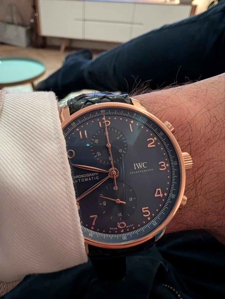 IWC Portugieser Chronograaf Automatisch Polshorloge, Ophalen of Verzenden