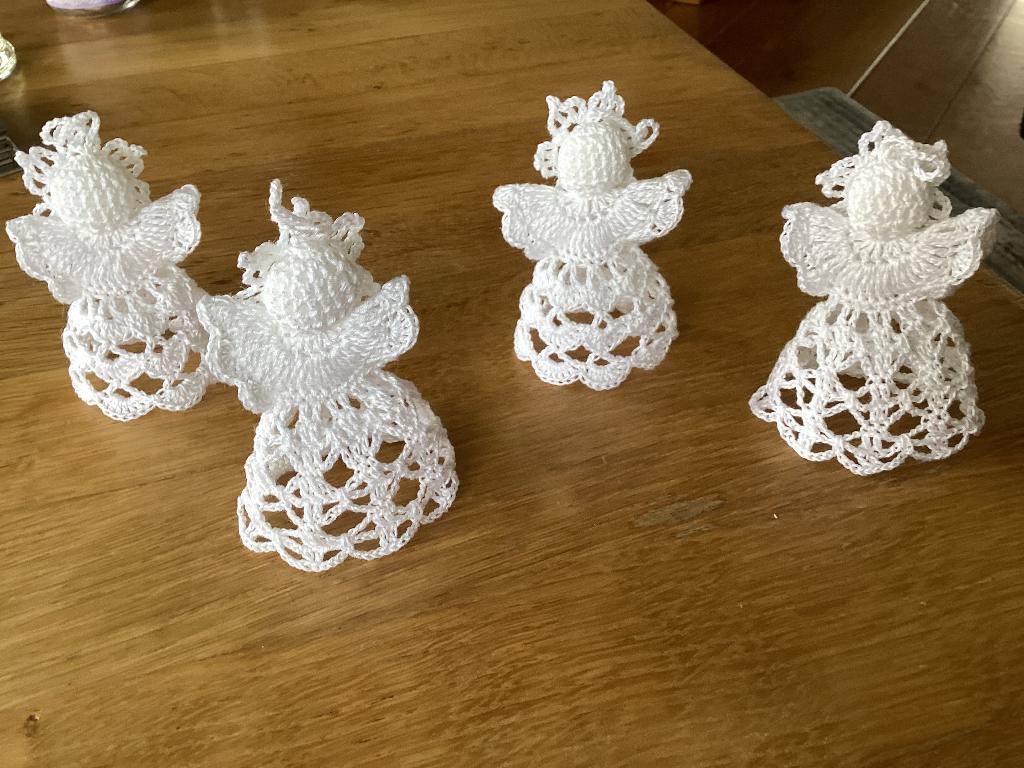 Leuke gehaakte witte engeltjes, Ophalen, Nieuw