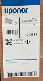 Uponor Uni Pipe Plus 20x2.25 Blauw / Rood Mantel 75 Meter!, Ophalen, Overige materialen, 6 meter of meer, Overige typen