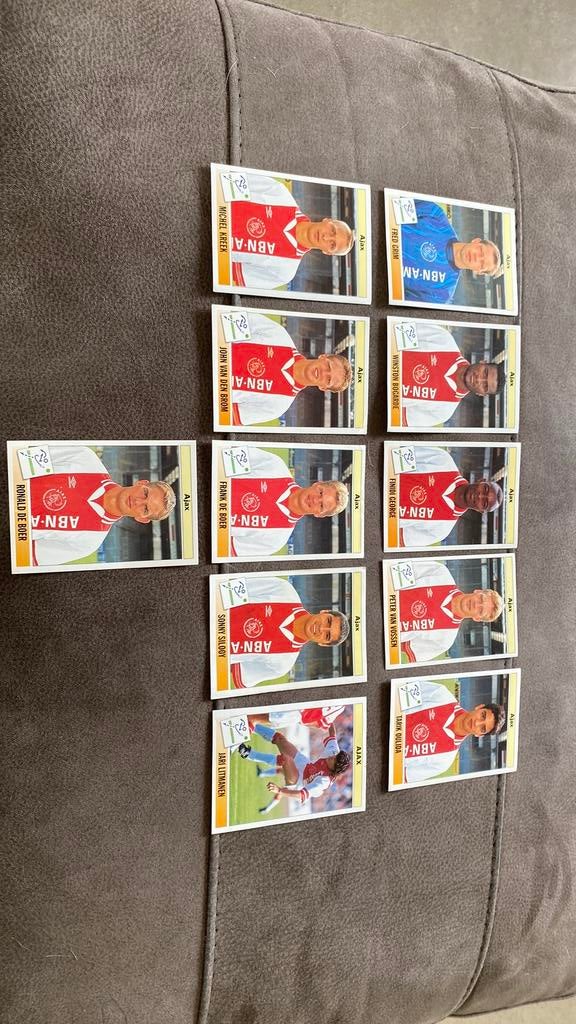 Panini voetbal 95 ajax, Verzamelen, Sportartikelen en Voetbal, Ophalen of Verzenden, Zo goed als nieuw, Ajax, Poster, Plaatje of Sticker