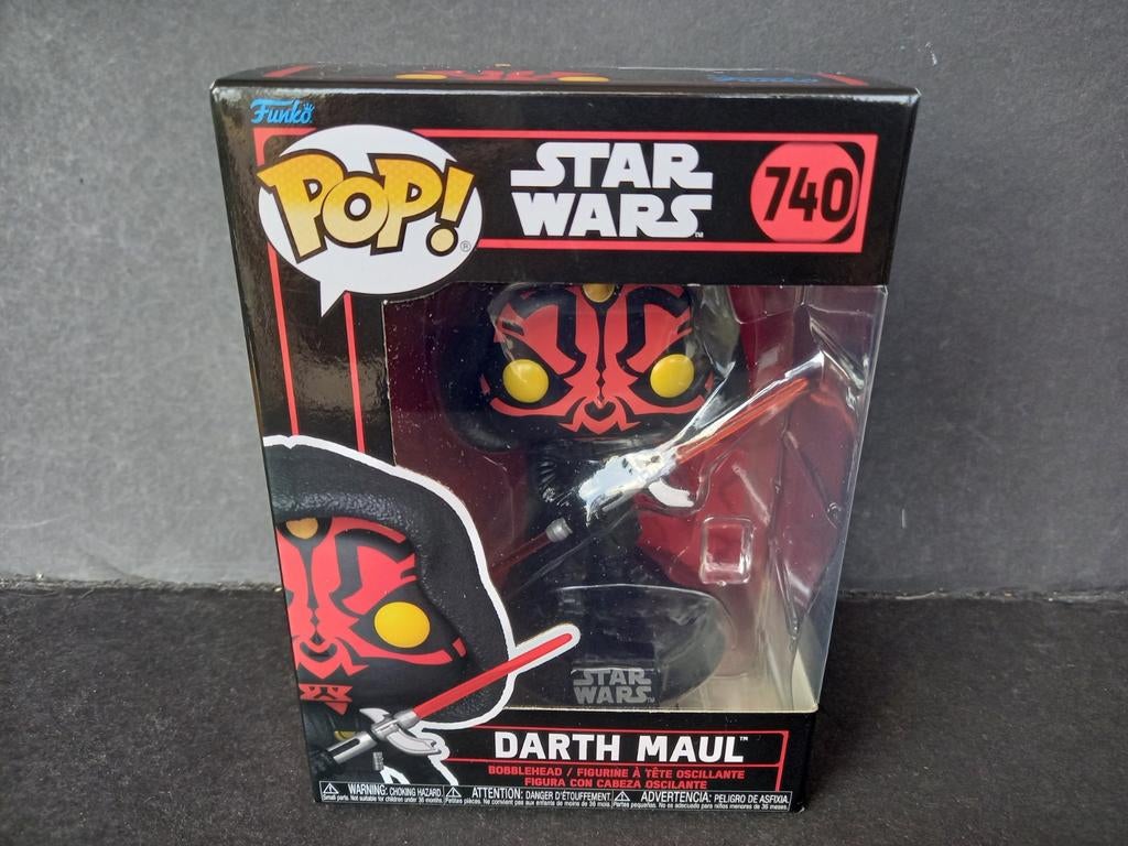 Funko Pop Pop! NIEUW 740 Star Wars Darth Maul minifig, Ophalen of Verzenden, Nieuw