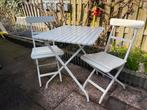 bistro zetje in klapbaar, Ophalen of Verzenden, Zo goed als nieuw, Overige materialen, 2 zitplaatsen