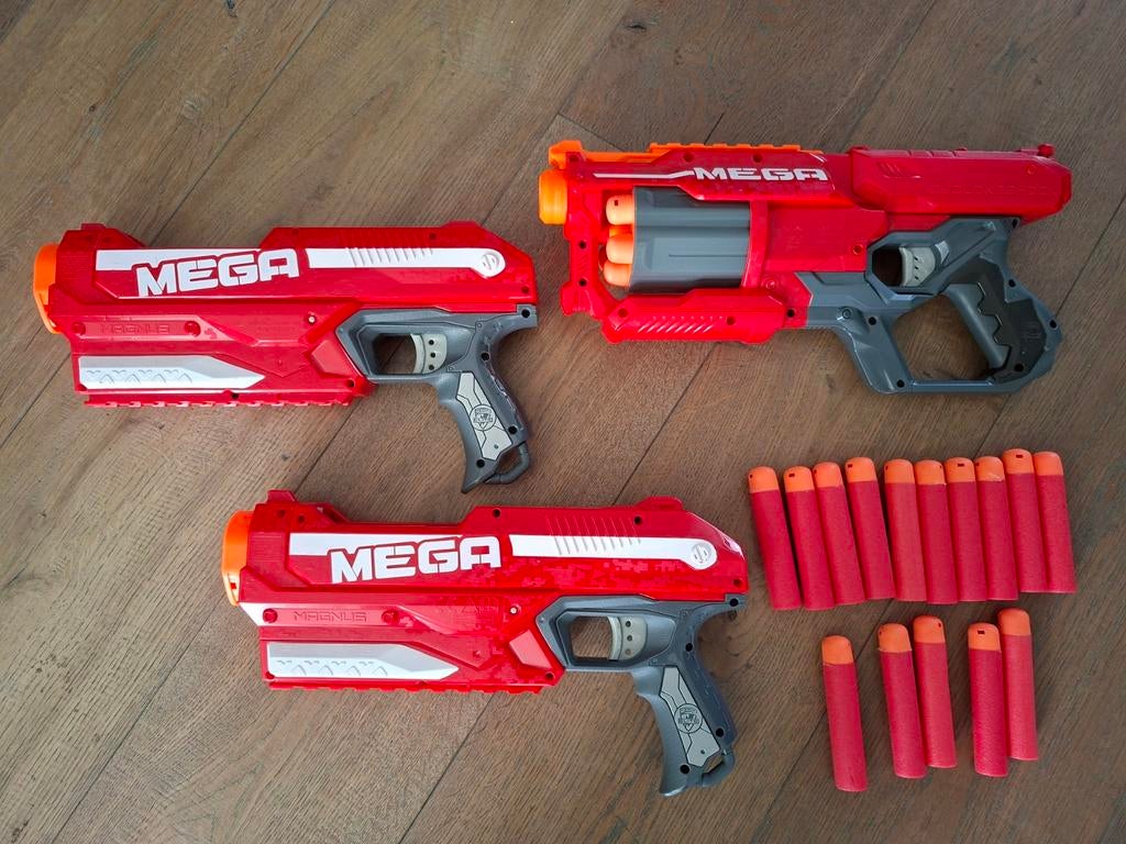 Nerf Mega 2x Magnus - Cycloneshock - Nw., Ophalen of Verzenden, Nieuw