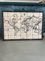 Vintage Wereldkaart, Ophalen, Zo goed als nieuw
