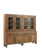 Eiken buffetkast, Ophalen, Zo goed als nieuw, 25 tot 50 cm, 200 cm of meer