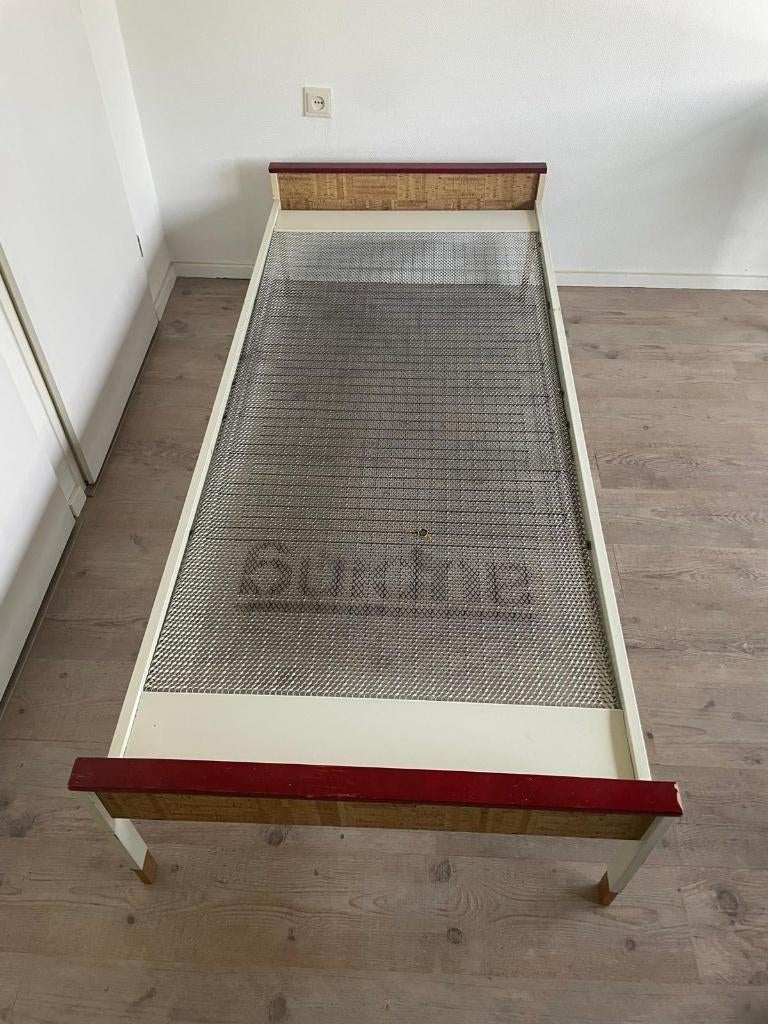 Auping bed, Huis en Inrichting, Slaapkamer | Bedden, Ophalen, Gebruikt, Eenpersoons, Bruin