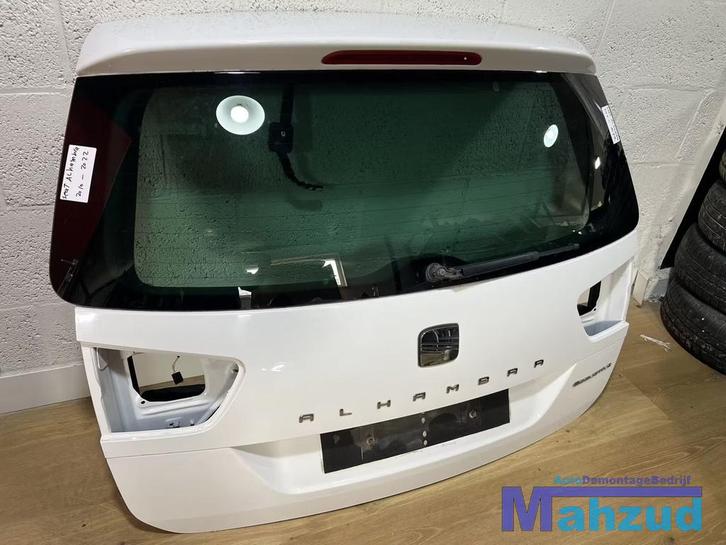 SEAT ALHAMBRA Wit achterklep 2010-2022, Auto-onderdelen, Carrosserie en Plaatwerk, Deur, Seat, Achter, Gebruikt, Ophalen of Verzenden