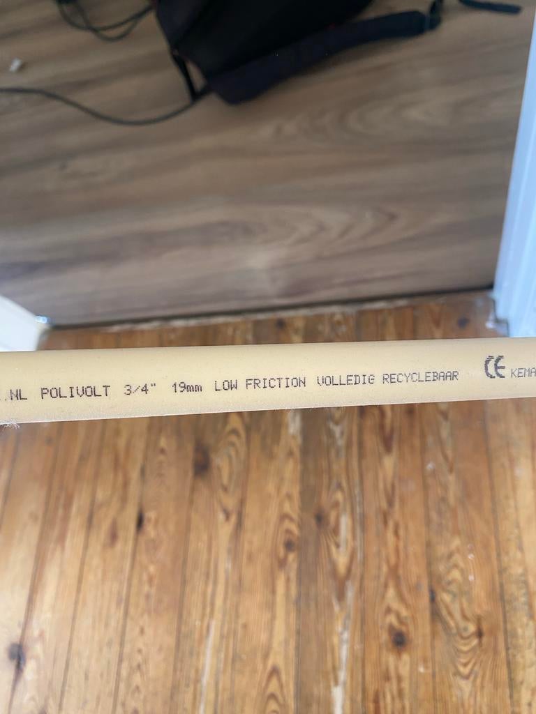 Nieuwe Pipelife Polivolt PVC buis 3/4 inch (19mm) - 9 stuks, Ophalen, Nieuw, Overige typen