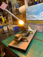 Patriot diorama schaal 1:48 met licht gebouwd, Ophalen of Verzenden, Gebruikt, 1:35 tot 1:50, Diorama