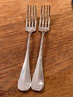 2x vork christofle france verzilverd, Ophalen of Verzenden