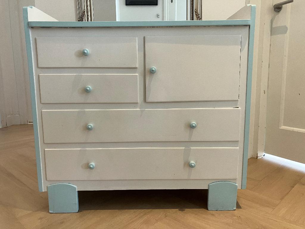 Mooie vintage/ antieke commode, Kinderen en Baby's, Gebruikt, 75 tot 100 cm, Commode, Ophalen