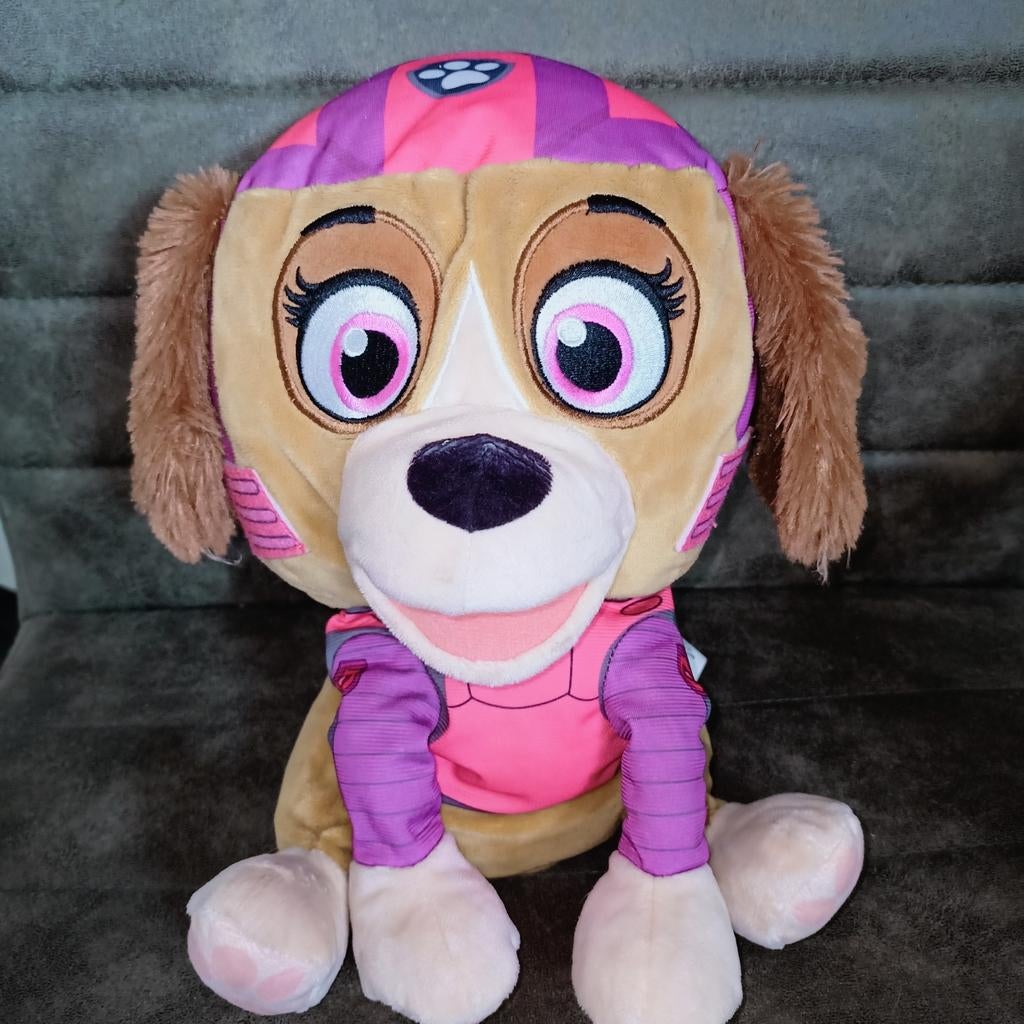 Paw patrol handpop Skye, met geluid. Nickelodeon, 2020., Zo goed als nieuw, Middelgroot (20 tot 80 cm), Bruin, Paw Patrol