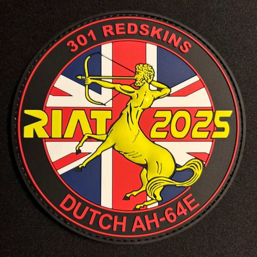 RNLAF 301sqn RIAT 2025 Patch, Ophalen of Verzenden, Luchtmacht, Nederland, Embleem of Badge