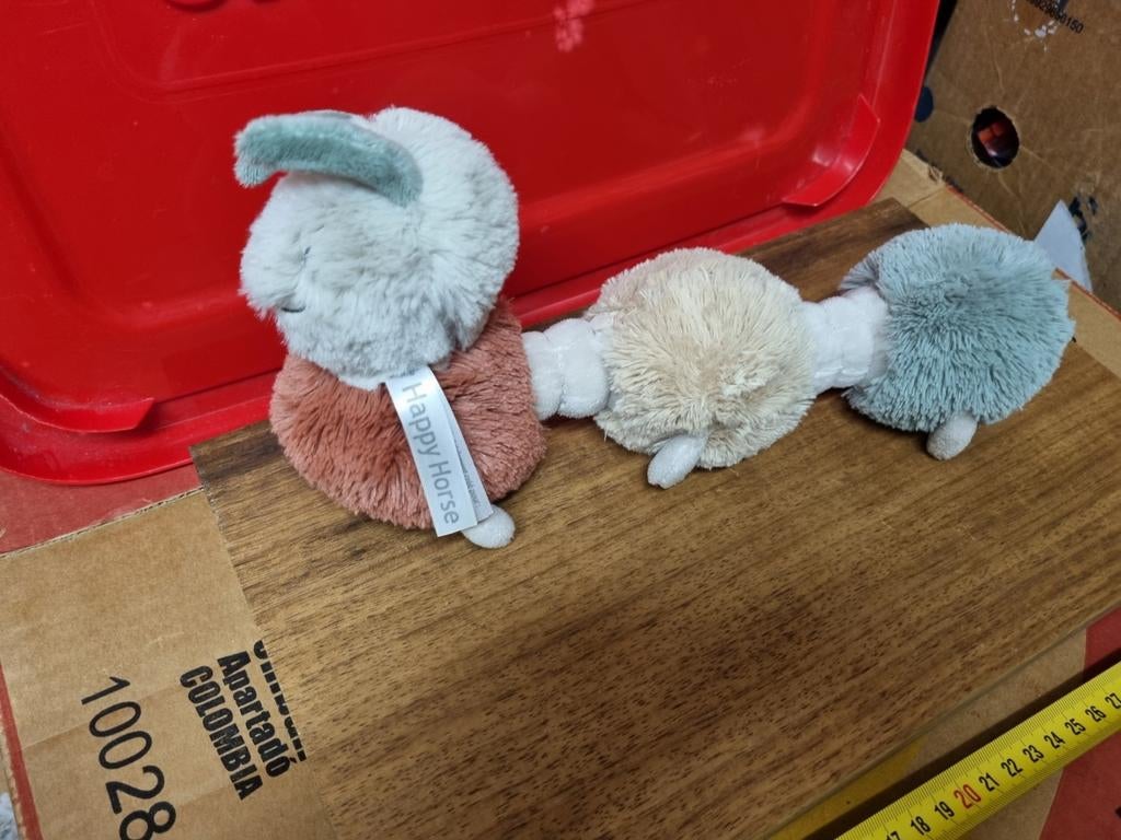 Happy horse rups knuffel nr 25, Kinderen en Baby's, Speelgoed | Knuffels en Pluche, Ophalen of Verzenden, Zo goed als nieuw, Overige typen