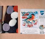 Cado SALE vervaco knooppakket kussen, goudvink in de winter, Hobby en Vrije tijd, Borduren en Borduurmachines, Ophalen of Verzenden