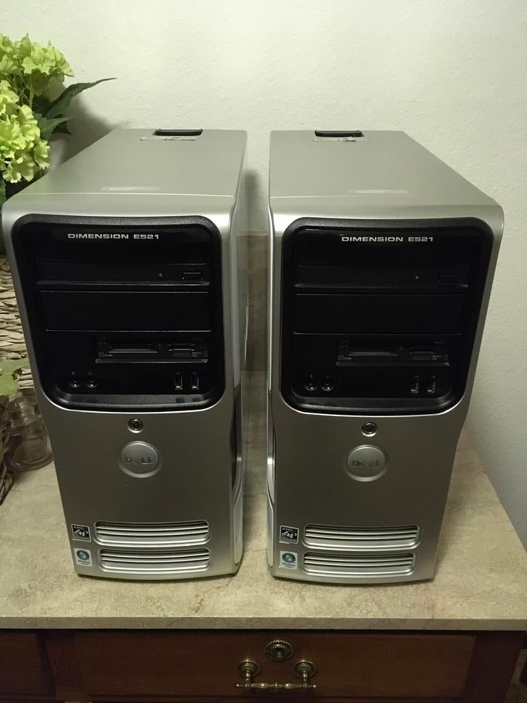 2x Dellcomputer Dimension Linux Mint Virginia, Ophalen, Gebruikt