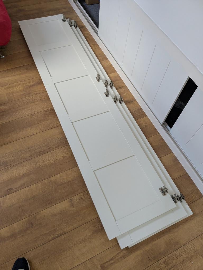 Ikea deuren Pax kast, Ophalen