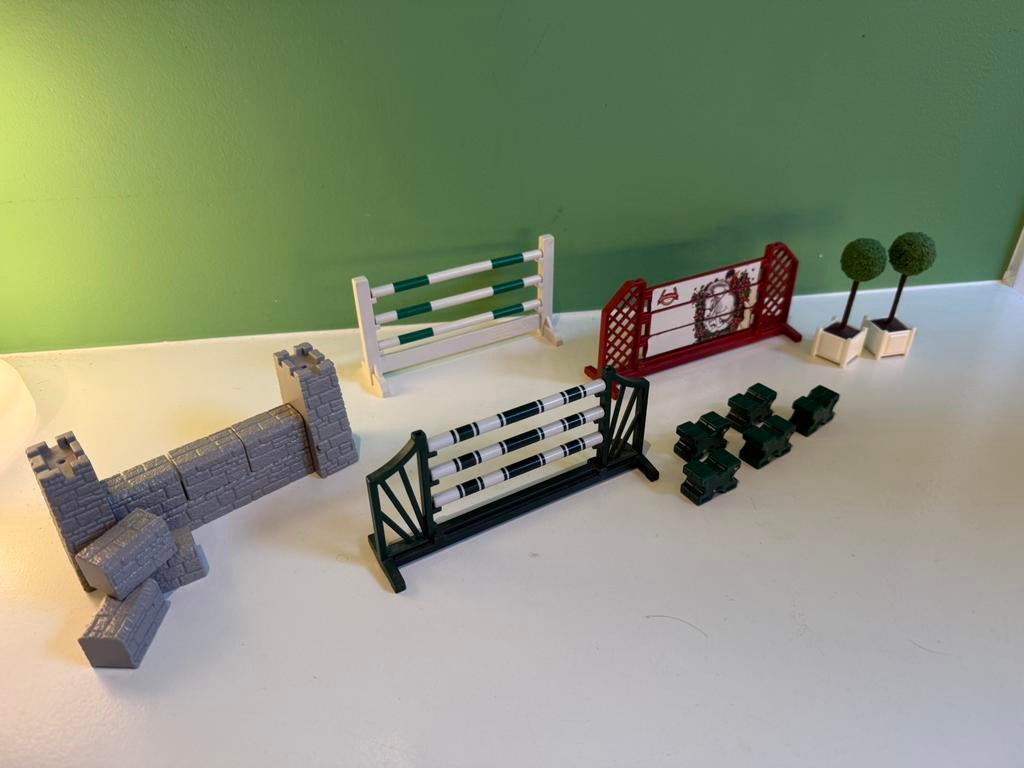 Schleich hindernissen, Ophalen of Verzenden, Zo goed als nieuw, Paard, Beeldje of Figuurtje