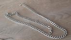 Zilver heren schakel ketting 60 cm /925/1000 / 62 gram, Sieraden, Tassen en Uiterlijk, Kettingen, Ophalen of Verzenden, Zo goed als nieuw