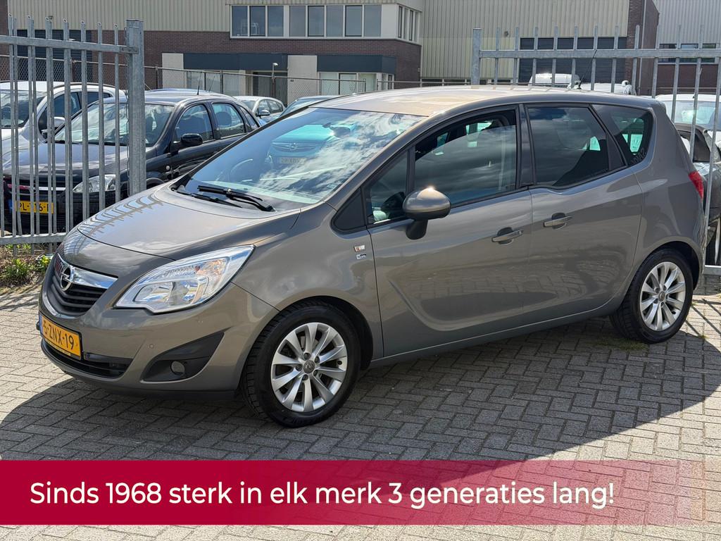 Opel Meriva 1.4 Turbo Cosmo AUTOMAAT! Leer l Cruise l Airco, Auto's, Opel, Bedrijf, Te koop, Meriva, ABS, Airbags, Airconditioning