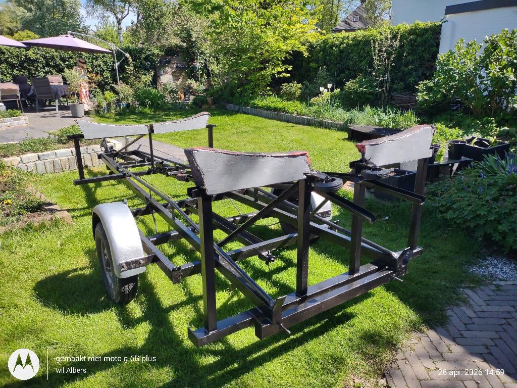 Boottrailer BM-er 14m2, Watersport en Boten, Ophalen, Gebruikt, Zeilboot